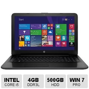 HP N2S70UT#ABA 15.6” Intel Core i5-5200U/ Windows 7 Professional Laptop