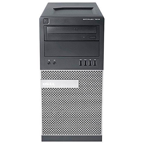 2018 Dell Optiplex 7010 Minitower High Performance Business Desktop Computer, Intel Quad-Core i5-3470 Up to 3.6GHz, 8GB RAM, 128GB SSD+2TB HDD, DVD, USB 3.0, Windows 7 Pro (Certified Refurbished)