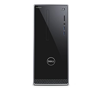 2016 Newest Dell Inspiron 3650 Desktop Black (Intel Core i3-6100 Processor 3.70 GHz, 8GB DDR3L RAM, 1TB HDD, DVD, Wifi, Bluetooth, Windows 7/10 Professional) Keyboard/Mouse Included