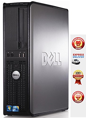 Windows 7 Professional, Dell 745 Optiplex Desktop Computer, Featuring Intel’s Powerful & Efficient 3.4GHz Pentium D Dual Core CPU Processor, 500GB Ultra Fast 7200 RPM SATA hard drive, CDRWRW/DVDRW SATA Ultra Speed Drive, 4GB DDR2 Dual Interlaced High Performance Memory, Providing Power for Today or Future Needs, Wireless Capable (Adapter Sold Separately)